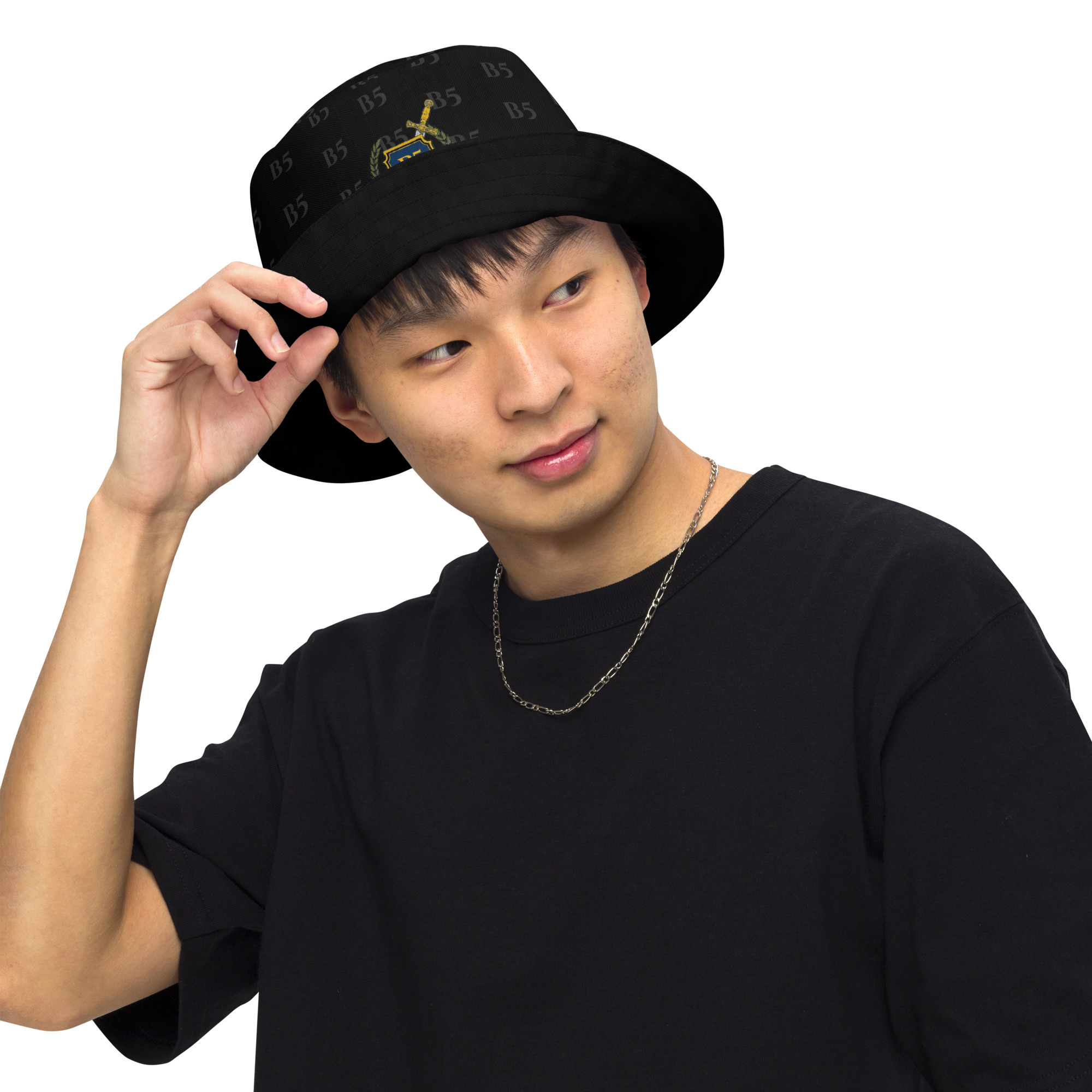 B5 "First Formation" Monogram Bucket Hat - Unisex - Drop 001 - Image 3