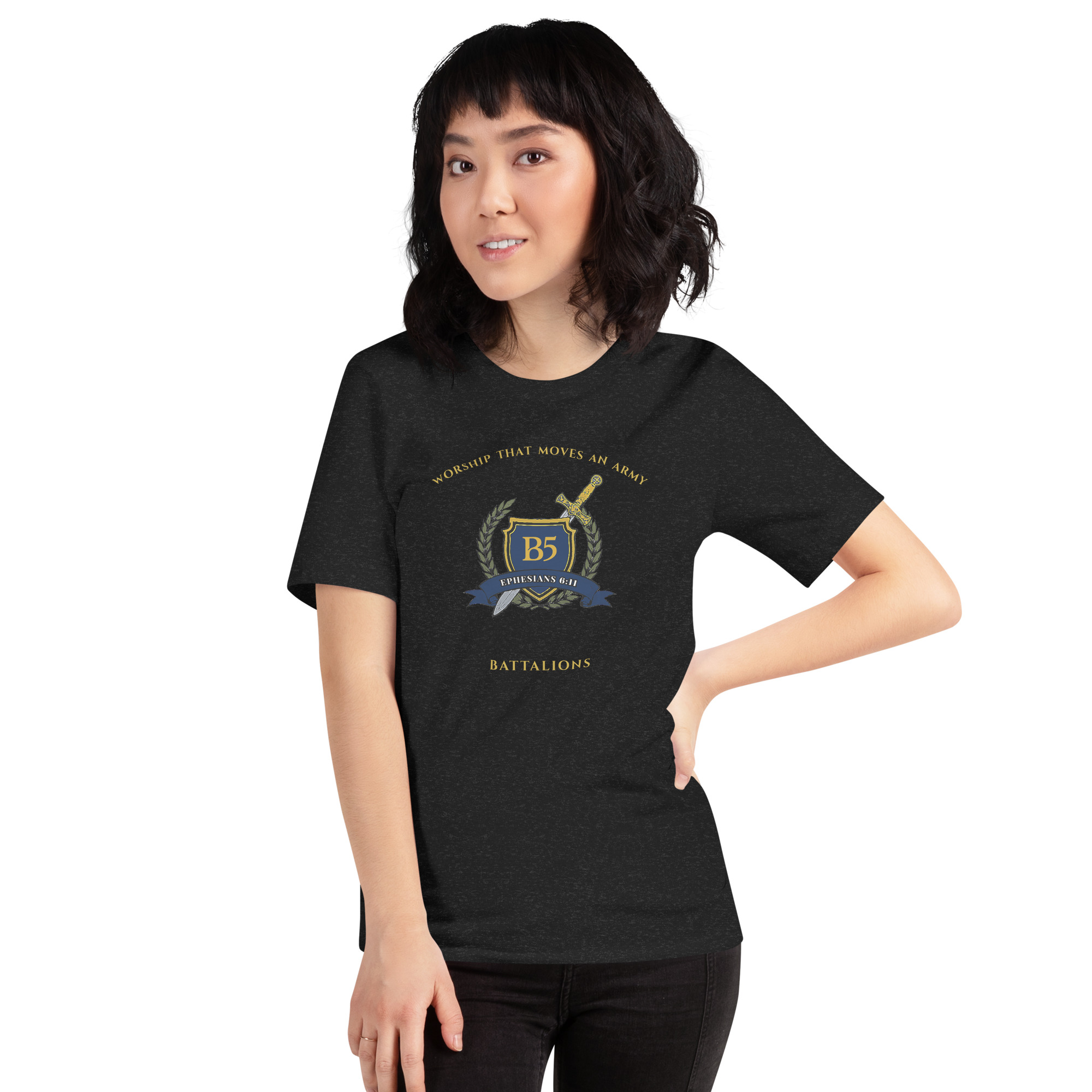 B5 Shield Bearer Tee | Worship That Moves An Army — Drop 001 - Image 9