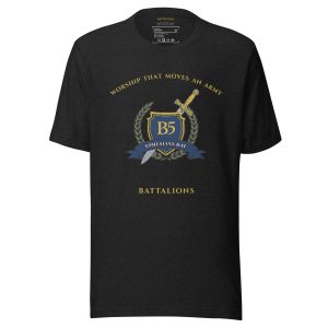 B5 Shield Bearer Tee | Worship That Moves An Army — Drop 001